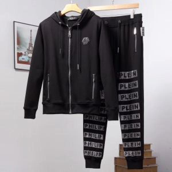 格好良いアイテム 人気急上昇中  最終数量限り！PHILIPP PLEIN フィリッププレイン 上下セット