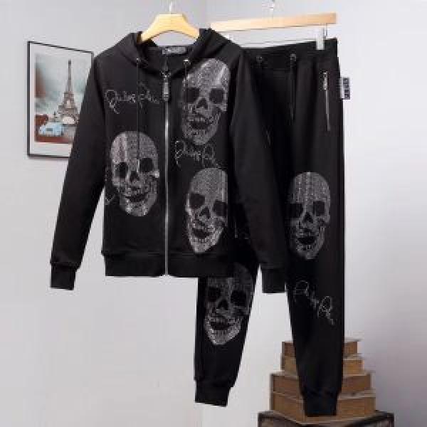 今年っぽくNEWファッション 流行の注目ブランド  PHILIPP PLEIN フィリッププレイン 上下セット