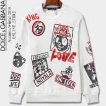 2色可選 欧米韓流 ドルチェ＆ガッバーナ Dolce&Gabbana 今季爆発的な人気 プルオーバーパーカー