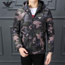 ARMANI 美品*入手困難 アルマーニ2026年秋冬入荷 4色可選 ダウンジャケット