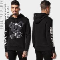 PHILIPP PLEIN フィリッププレイン パーカー 2色可選 数量限定再入荷 圧倒的人気新着