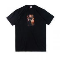SUPREME シュプリーム 2色可選 Supreme blessed dvd tee 18FW 定番品質保証 今季爆発的な人気 半袖Tシャツ