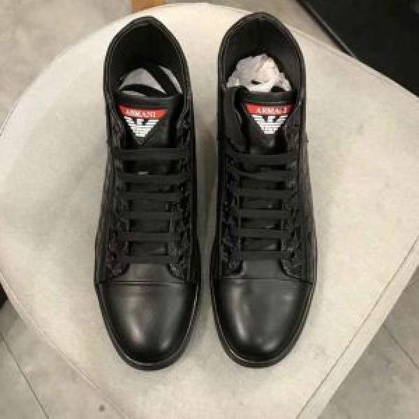 セレブ愛されたモデル アルマーニ ARMANI 超人気モデル ハイトップシューズ とにかく人気アイテム