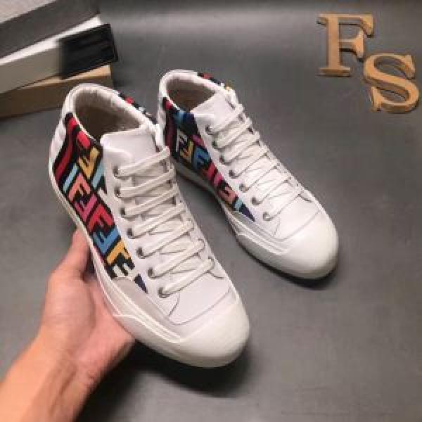 フェンディ FENDI 新作アイテム60％OFF ハイトップシューズ ブランド新作2025 2色可選