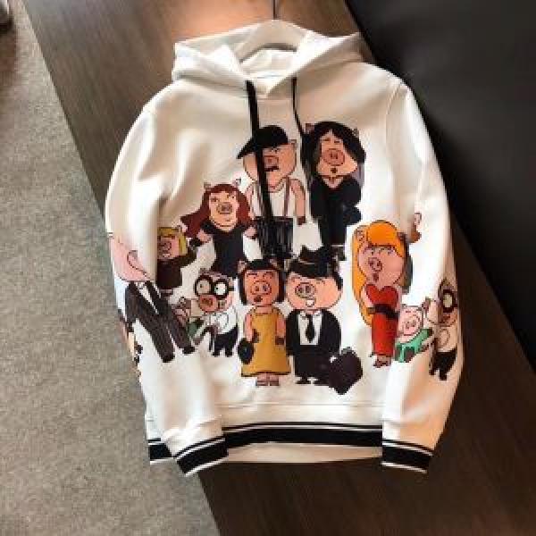 セール最新作Dolce&Gabbana Siciliano Pig Hoodieパーカー 新作 ドルチェ＆ガッバーナ 通販 コピー 安い 人気 カップルウェア