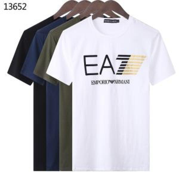オシャレ上級者に 2026年の夏のマスト ARMANI アルマーニ 半袖Tシャツ 4色可選