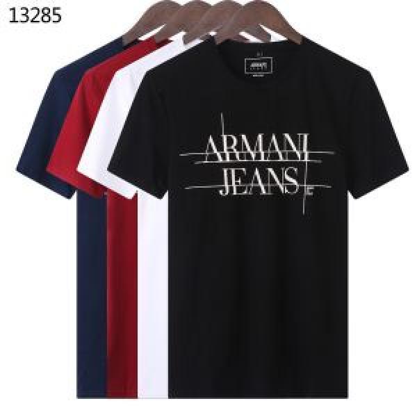 爽やかさ ARMANI アルマーニ 半袖Tシャツ 4色可選 夏のフレッシュな気分に