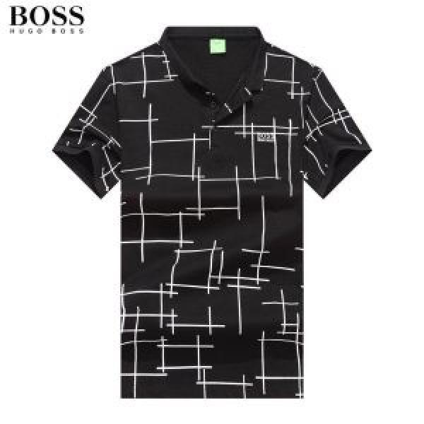 半袖Tシャツ 4色可選 クラシカルな雰囲気 大人の可愛さを引き立て HUGO BOSS ヒューゴボス