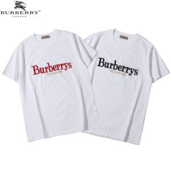 今年の夏は着こなし BURBERRY バーバリー 半袖Tシャツ 2色可選 春夏の流行りトップス