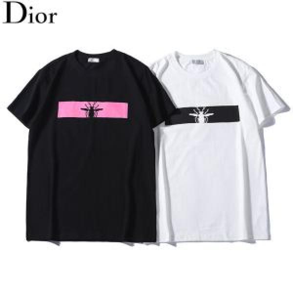 定番のスタイル春夏限定 高級感が好評です DIOR ディオール 半袖Tシャツ 2色可選