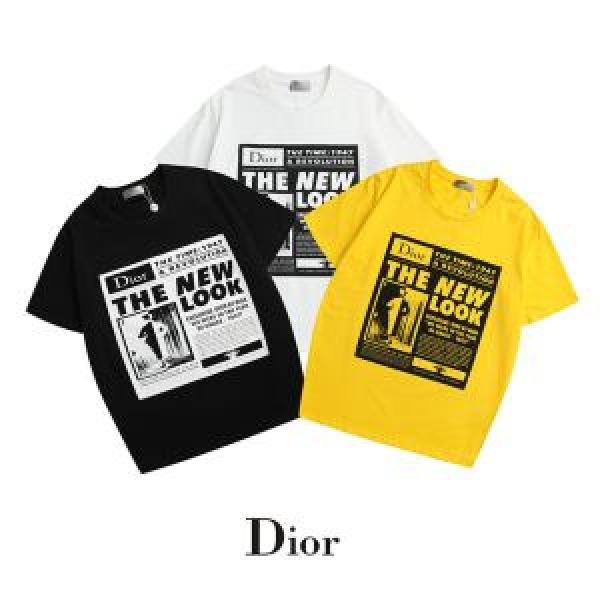 今年の夏は着こなし 2026年の春夏に着たい DIOR ディオール 半袖Tシャツ 3色可選