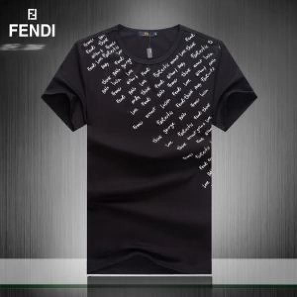 気持ちいい真夏日にぴったり オシャレな印象に FENDI フェンディ 半袖Tシャツ 3色可選