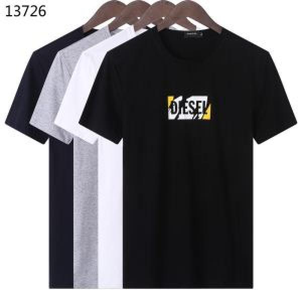 春夏を感じさせる 今季トレンドの限定アイテム ディーゼル DIESEL 半袖Tシャツ 4色可選