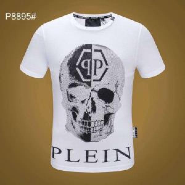 PHILIPP PLEIN フィリッププレイン 半袖Tシャツ 2色可選 クラシカルな雰囲気 2026即旬な装いに