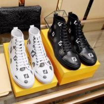 ハイトップシューズ 冬限定の人気おすすめ 2色可選 激安通販限定商品 フェンディ FENDI