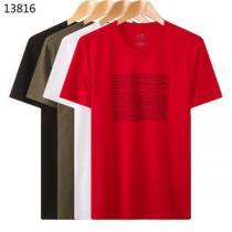 目を引く春夏トップス 今年もトレンド ARMANI アルマーニ 半袖Tシャツ 4色可選