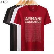 半袖Tシャツ 4色可選 大人っぽく仕上げ きれいめ派に上質 ARMANI アルマーニ