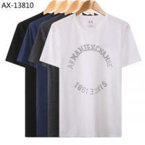 春夏のトレンドアイテム 通勤の定番 ARMANI アルマーニ 半袖Tシャツ 4色可選