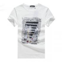 ARMANI アルマーニ 半袖Tシャツ 3色可選 夏の最新ファッション 優しげ人気アイテム