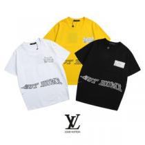 LOUIS VUITTON ルイ ヴィトン 半袖Tシャツ 3色可選 大人っぽく仕上げ 優しげ人気アイテム