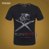 春夏の流行りトップス きれいめ上品に PHILIPP PLEIN フィリッププレイン 半袖Tシャツ 2色可選