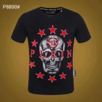 大人可愛いスタイル PHILIPP PLEIN フィリッププレイン 半袖Tシャツ 2色可選 知的な雰囲気夏着物