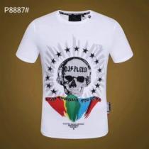 半袖Tシャツ 2色可選 大人っぽく仕上げ オシャレな印象に PHILIPP PLEIN フィリッププレイン