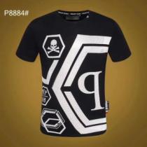 PHILIPP PLEIN フィリッププレイン 半袖Tシャツ 2色可選 ぐっと鮮度がアップ 大人っぽく見せ新作
