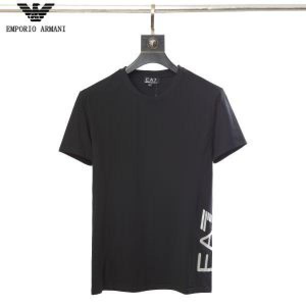 アルマーニ今年もトレンド  ARMANI カジュアルさ 2色可選 Tシャツ/ティーシャツ サラサラの着心地