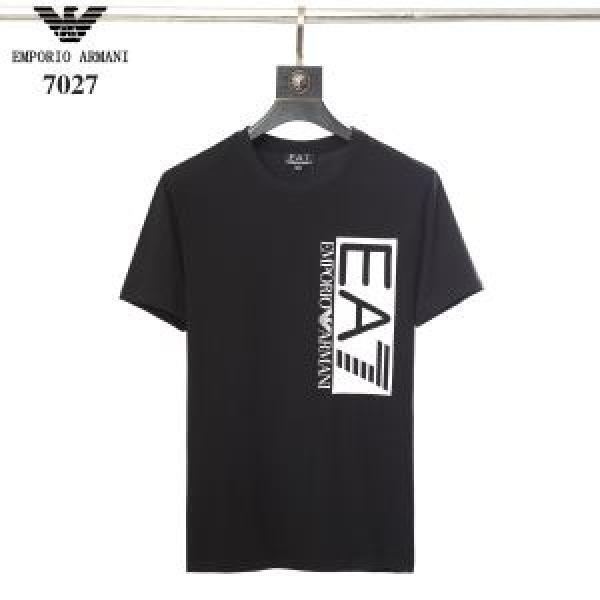 ARMANI アルマーニ 優しげ人気アイテム  夏大人気のアイテム  Tシャツ/ティーシャツ 2色可選