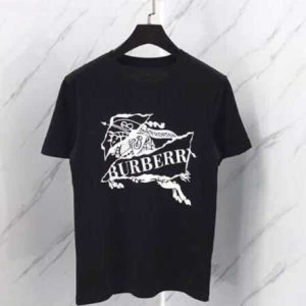 知的優秀アイテム バーバリー夏の王道　適度な上品さ  BURBERRY 2色可選洗練されたスタイル  Tシャツ/ティーシャツ