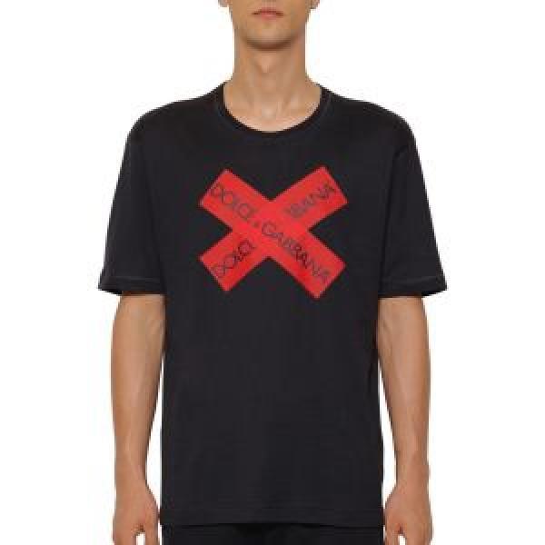 スタイルUPして着こなす Tシャツ/ティーシャツ ドルチェ＆ガッバーナ Dolce&Gabbana 2色可選