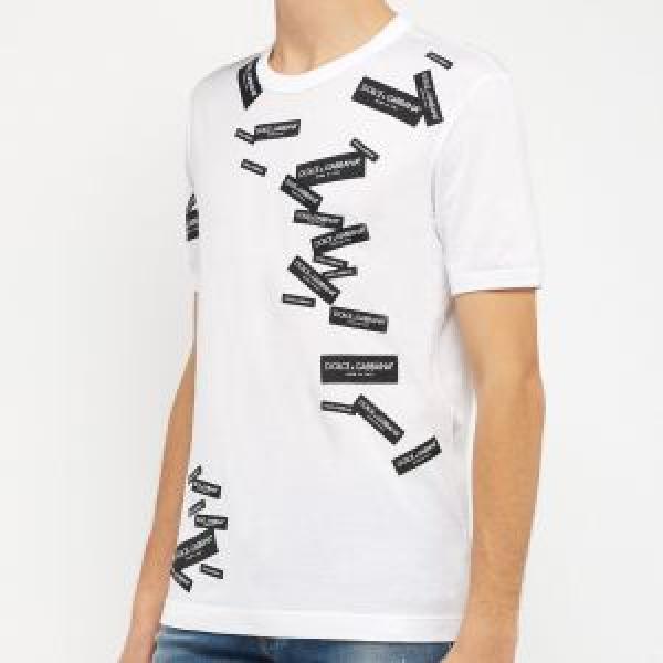 2色可選  今シーズン人気のアイテム Tシャツ/ティーシャツ ドルチェ＆ガッバーナ  季節感をプラス人気商品 Dolce&Gabbana