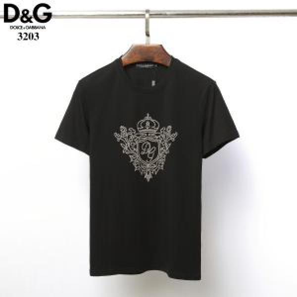 旬の気分を絶妙に ドルチェ＆ガッバーナ Dolce&Gabbana 2色可選  Tシャツ/ティーシャツ春夏らしい華やか