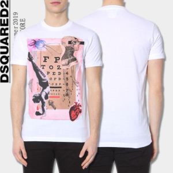 カジュアルさ  Tシャツ/ティーシャツ 爽やかさ 2色可選 ディースクエアード DSQUARED2 サラサラの着心地