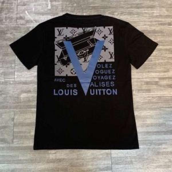 トップスをインするスタイル ルイ ヴィトンTシャツ/ティーシャツ LOUIS VUITTON 2色可選 快適な着心地