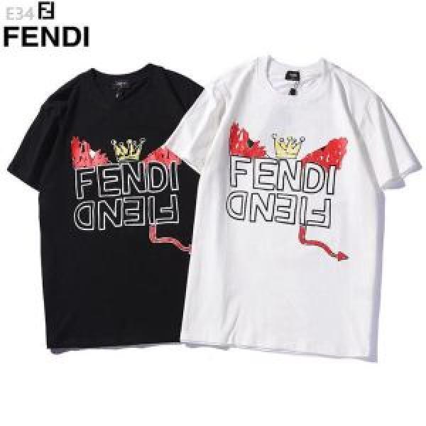 FENDI フェンディ半袖Tシャツ 2色可選 スタイルUPして着こなす 季節をまたい新作アイテム
