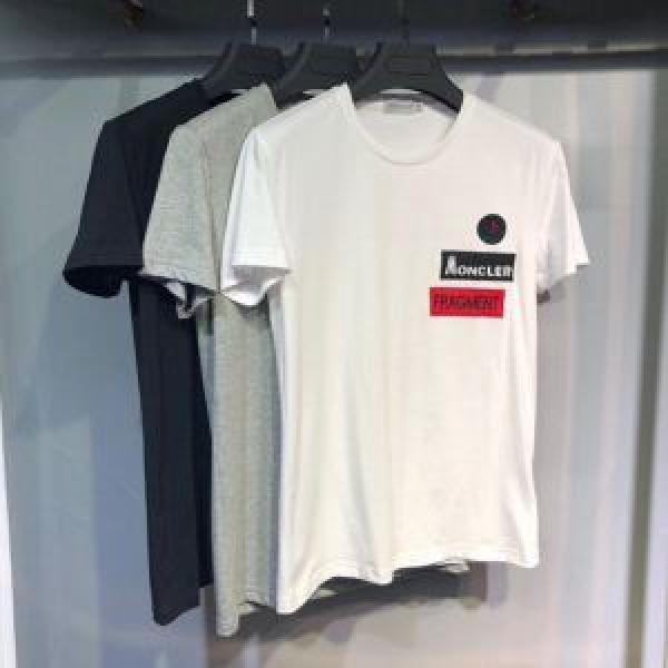 2026年春夏流行ファッション 大人のこなれた着こなし MONCLER モンクレール 半袖Tシャツ 3色可選