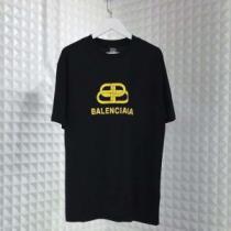Tシャツ/ティーシャツ  切りっぱなしデザイン バレンシアガ BALENCIAGA 2色可選 大人のカジュアルスタイル