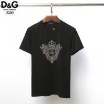 旬の気分を絶妙に ドルチェ＆ガッバーナ Dolce&Gabbana 2色可選  Tシャツ/ティーシャツ春夏らしい華やか