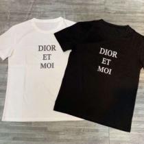 トップスをインするスタイル ディオールTシャツ/ティーシャツ  DIOR 2色可選 快適な着心地