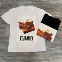 2色可選 半袖Tシャツ リラックススタイルが実現 ドレスアップ効果も抜群 FENDI フェンディ