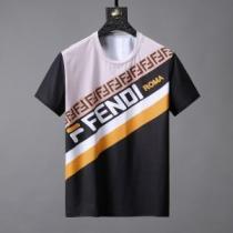 大人っぽく見せ新作 甘過ぎず大人な印象に FENDI フェンディ半袖Tシャツ 2色可選