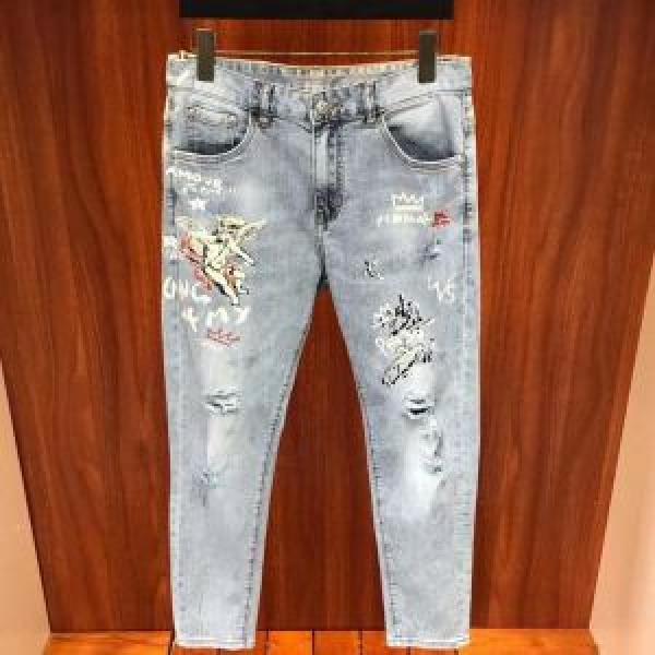 季節をまたい新作アイテム ドルチェ＆ガッバーナ Dolce&Gabbana 2026夏ファション新品 デニムパンツ