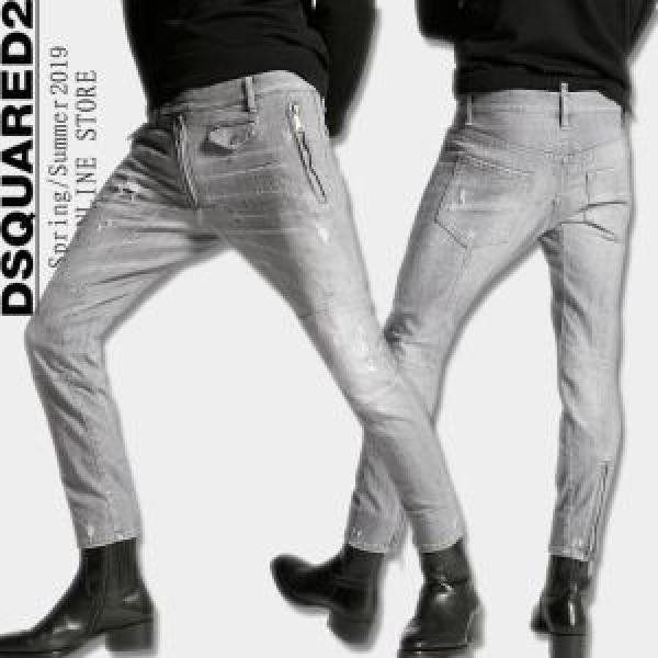 リラックススタイルが実現 ディースクエアード DSQUARED2 デニムパンツ 清涼感とカジュアルスタイル