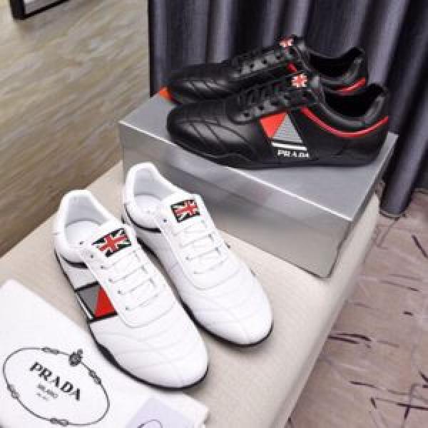 大人カジュアル夏ファッション2025 鮮度アップブランド最新 PRADA プラダ カジュアルシューズ 2色可選