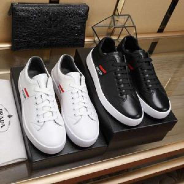 PRADA プラダ カジュアルシューズ 2色可選 2025夏ファション新品 一気にトレンド感満載な着こなし