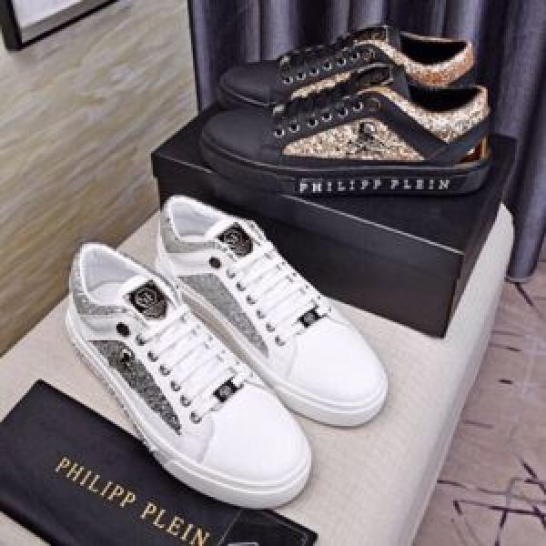 PHILIPP PLEIN フィリッププレイン カジュアルシューズ  2色可選 爽やかカジュアル人気 2026春夏トレンドアイテム