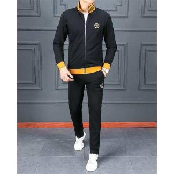 最安に挑戦 ヴェルサーチ2026限定 男性に人気 VERSACE 上下セットVIPセールでお得