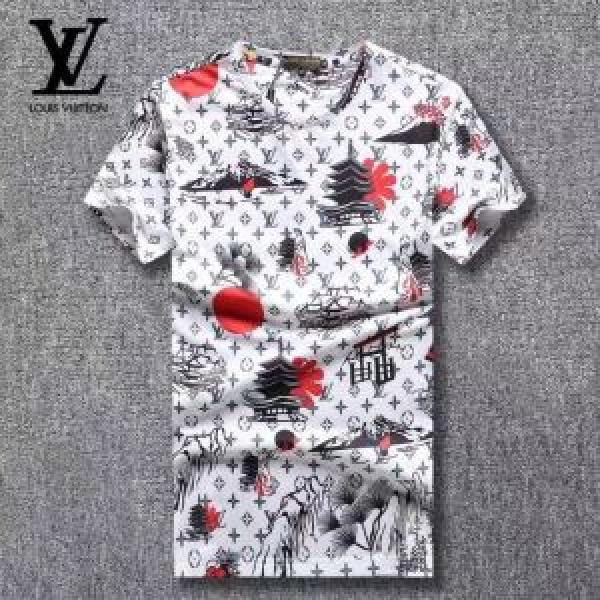 春夏らしい華やか Tシャツ/ティーシャツ 3色可選2026夏色っぽさ  ルイ ヴィトン LOUIS VUITTON